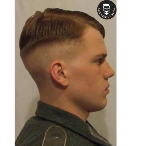 History: 1940s and 1950s military fade haircut style