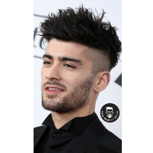 Zayn Malik fade hairstyle