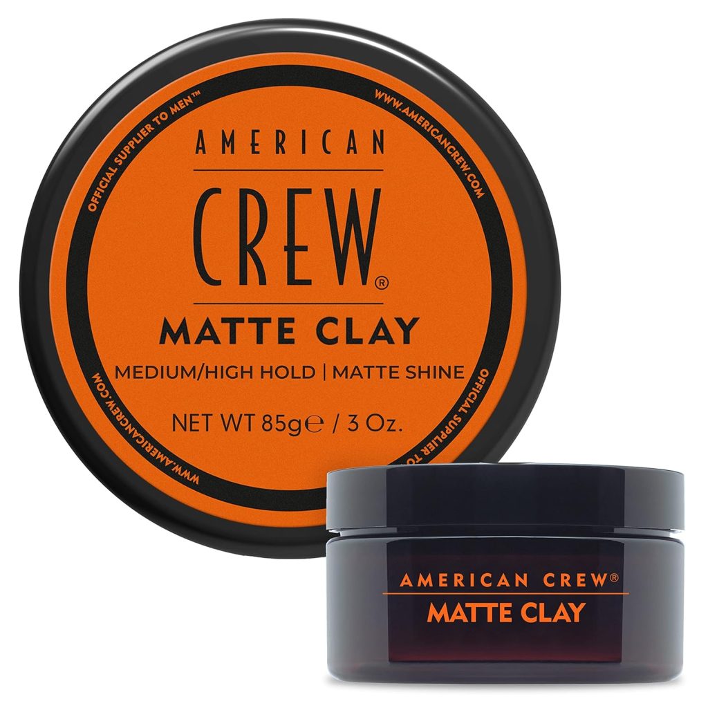 Matte clay for styling of fade hair