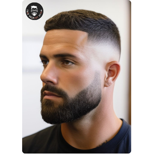 Classic fade haircut-type of mid fade hairstyle