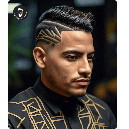 grid and lattices fade haircut designs