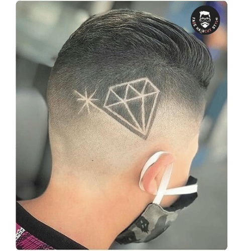 Logo fade haircut designs