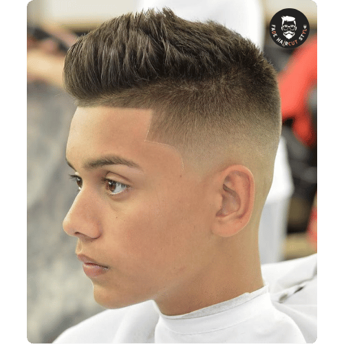 Classic high top fade haircut