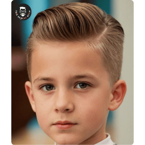 Pompadour style for kids