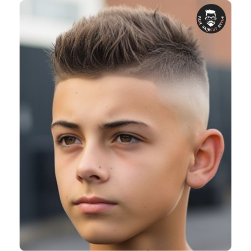 Boys fade haircut