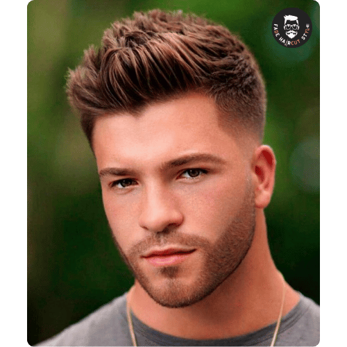 Faux Hawk fade haircut designs