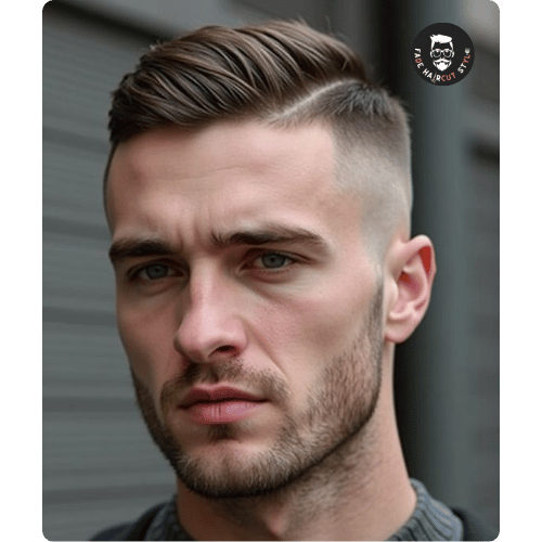 Buzz cut with line up