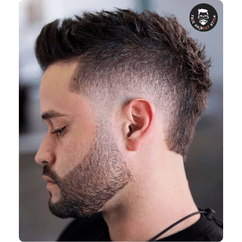 Mohawk fade haircut
